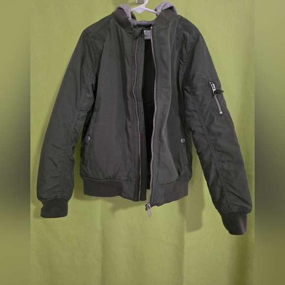 H&M Kids Hooded Bomber Jacket - Picture 1 of 14